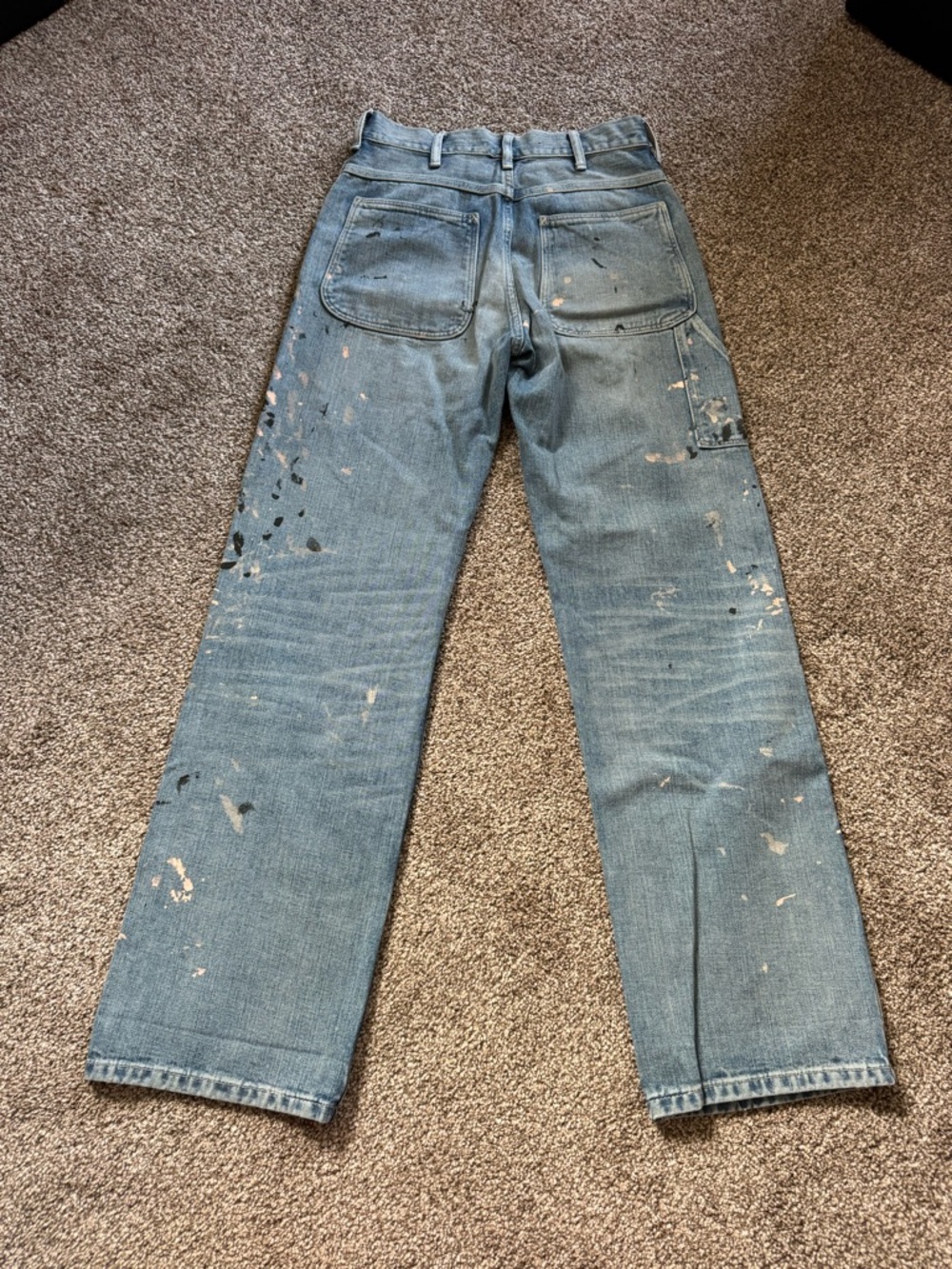Ralph Lauren Double RL Paint Splatter Denim Work Pant - Picture 9 of 9